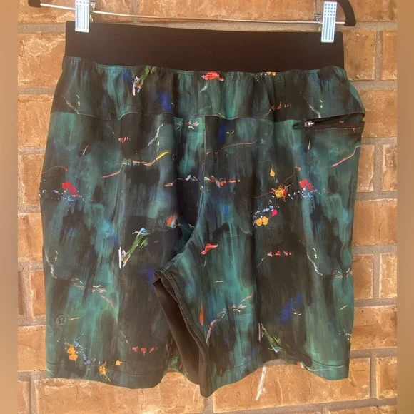 Lululemon T.H.E. 7” Short *Linerless Paint Spark Multi, Small, New - Picture 9 of 13